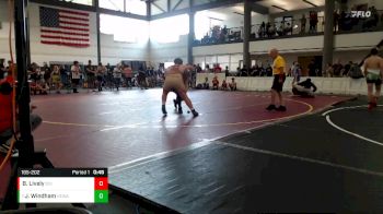 185-202 lbs Cons. Round 2 - Jacksyn Windham, Oregon vs Blake Lively, Rough Riders Wrestling