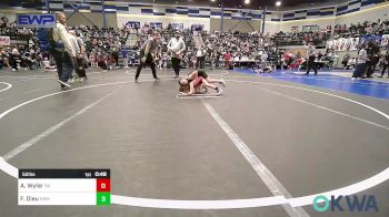 52 lbs Rr Rnd 2 - Arielle Wylie, Tuttle Wrestling vs Franki Dieu, Team Nomad