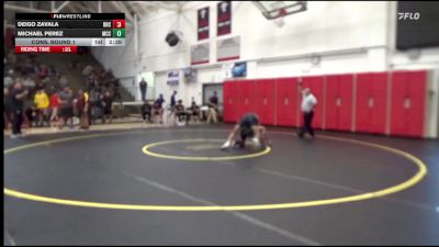 141 lbs Cons. Round 1 - Michael Perez, Moorpark CCC vs Deigo Zavala, Rio Hondo College