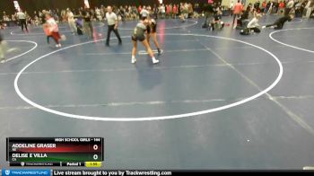 144 lbs Quarterfinal - Delise E Villa, CA vs Addeline Graser, NE