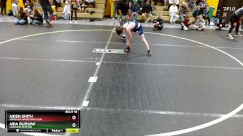 75 lbs Round 2 - Aria Bushaw, Carolina Reapers vs Aiden Smith, Grizzlies Wrestling Club