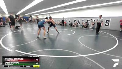 175 lbs Cons. Round 3 - Andrew Gonzalez, La Sierra High School vs Caleb Ocampo, Dethrone WC