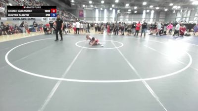 59 lbs Cons. Sub-semis - Xavier Almaguer, Victory Wrestling-Central WA vs Hunter Slover, Deer Park Ironman Wrestling Club
