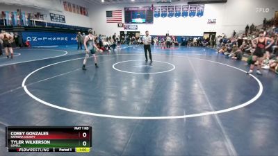 120 lbs Cons. Round 2 - Corey Gonzales, Natrona County vs Tyler Wilkerson, Lovell