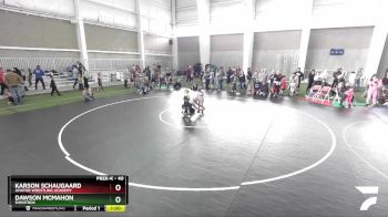 40 lbs Semifinal - Dawson McMahon, Shootbox vs Karson Schaugaard, Aviator Wrestling Academy