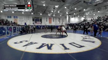 170 lbs Quarterfinal - Hanna Morales, Mission Viejo vs Jazlynn Alvarez, Sierra Vista