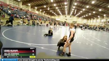 92 lbs Finals (2 Team) - Asher Milward, Gold Rush Wrestling vs KELLEN DOWNING, West Coast Riders