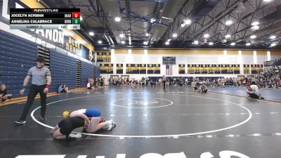 112 lbs Consy 1 - Jocelyn Ackman, Chartiers Valley vs Angelina Calabrace, Derry Area