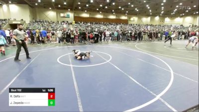 73 lbs Quarterfinal - Ryan Defa, Battle Mountain WC vs Julien Zepeda, Madera WC