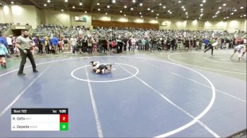 73 lbs Quarterfinal - Ryan Defa, Battle Mountain WC vs Julien Zepeda, Madera WC