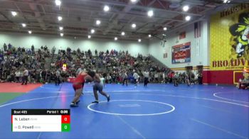 215 lbs Cons. Round 3 - Dhillion Powell, Berea-Midpark vs Nolan Leben, Perry