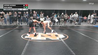 113 lbs Round Of 64 - Antoine Jackman, MA vs Zach Rehak, PA