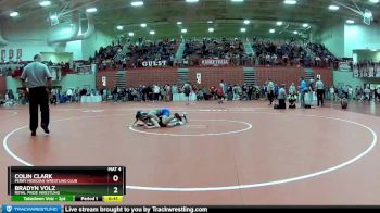 113 lbs Champ. Round 2 - Colin Clark, Perry Meridian Wrestling Club vs Bradyn Volz, Royal Pride Wrestling