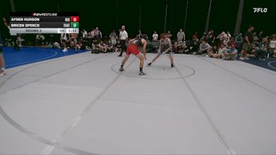 120 lbs Round 3 - Ayden Hudson, Rebellion vs Bricen Spence, Team Catalyst