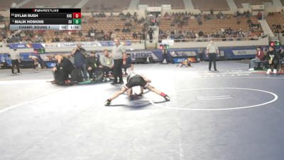 115-D1 Champ. Round 1 - Malik Hoskins, Sunnyside High School vs Dylan Rush, Kofa High School