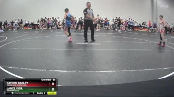 85 lbs Cons. Semi - Cayden Bagley, Woodland Wrestling vs Lance Vigil, Pomona Elite