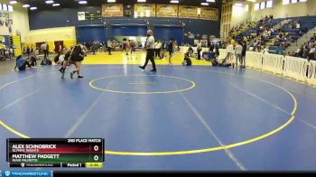 106 Blue 2nd Place Match - Alex Schnobrick, Olympic Heights vs Matthew Padgett, Miami Palmetto