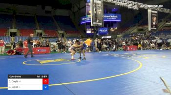 106 lbs Cons Semis - Caleb- Coyle, Nebraska vs Chad Bellis, Illinois