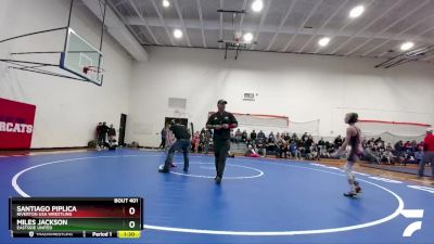 71 lbs Round 1 - Miles Jackson, Eastside United vs Santiago Piplica, Riverton USA Wrestling