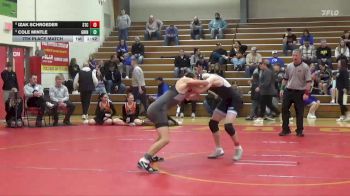 132 lbs 7th Place Match - Izak Schroeder, South Tama County vs Cole Mintle, Grinnell