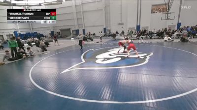 149 lbs 3rd Place Match - George Pavis, Stevens Tech vs Michael Trainor, Shippensburg