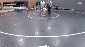 45 lbs Quarterfinal - Slade Stephenson, Small Town Grims vs Colter Cross, Hawk Wrestling Club