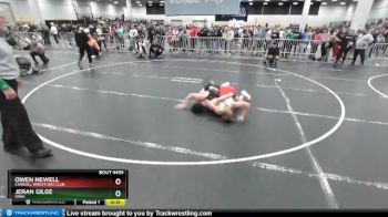 132 lbs Cons. Round 2 - Owen Newell, Carroll Wrestling Club vs Jeran Gilge, Iowa