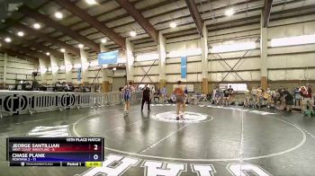 155 lbs Placement (16 Team) - Jeorge Santillian, West Coast Wrestling vs CHASE PLANK, Montana 2