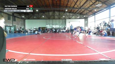 126 lbs Final - Payton Patrick, Coweta Tiger Wrestling vs Addison Willis, Wagoner Takedown Club