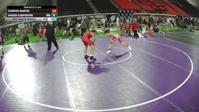 120 lbs 1st Place Match - Jesse Grossman, Montana vs Landon Lantry