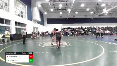 285 lbs Cons. Round 6 - Mason Oliva, Santa Monica vs Keylen Schwenke, Torrance