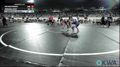138 lbs Consi Of 8 #1 - Payton Patrick, Coweta Tiger Wrestling vs Breanna Hunt, Heat