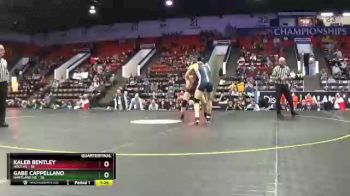 140 lbs Quarterfinals (8 Team) - Gabe Cappellano, Hartland HS vs Kaleb Bentley, Holt HS