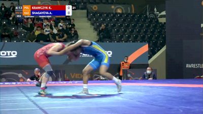 55 kg Katarzyna Krawczyk, POL vs Altyn Shagayeva, KAZ