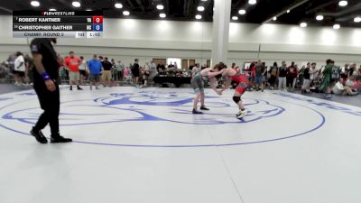 144 lbs Champ. Round 2 - Robert Kantner, VA vs Christopher Gaither, NC