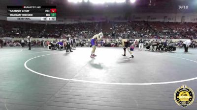 B4A-190 lbs Semifinal - Haydan Yocham, Bristow vs Camden Crew, Poteau