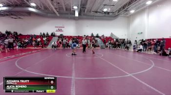 130 lbs Semifinal - Alicia Romero, Fort Lupton vs Azzariya Truitt, Central-GJ