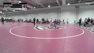 38 lbs Cons. Round 3 - Aaron Lopez, Red Wave Wrestling vs Sam Smith, Sebolt Wrestling Academy
