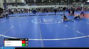 45 lbs Round 2 (6 Team) - Gideon Drane, GREAT NECK WC - GOLD vs Jeremiah Zapata, ICON WRESTLING CLUB