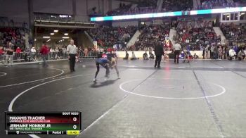 80 lbs Cons. Round 2 - Jermaine Monroe Jr, WR-Topeka Blue Thunder vs Maxamis Thacher, Lawrence Elite Wrestling Club