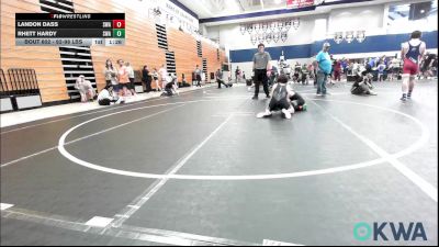 92-98 lbs Rr Rnd 1 - Landon Dass, Shelton Wrestling Academy vs Rhett Hardy, Shelton Wrestling Academy