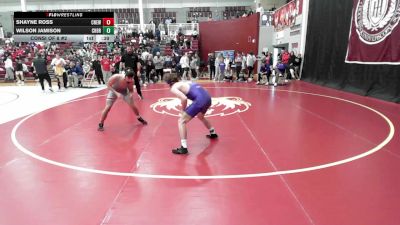 144 lbs Consi Of 8 #2 - Shayne Ross, Cardinal Newman vs Wilson Jamison, Christian Brothers