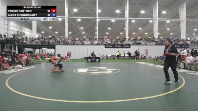 120 lbs Paisley Cottman, Oklahoma vs Alexa Thongrasamy, Kansas