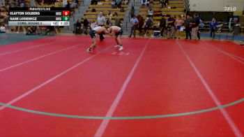 157 lbs Cons. Round 3 - Gage Losiewicz, UW-Eau Claire vs Clayton Solberg, UW-Eau Claire