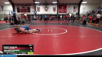 170 lbs Cons. Round 1 - Wyatt Wheeler, Prairie City Monroe vs Benjamin Haughey, Clear Creek-Amana