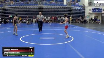 106 lbs Cons. Round 4 - Gabriel Brough, EASTWOOD vs Cannon Bergeron, TAYLOR