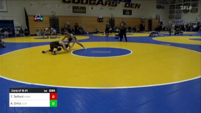 123 lbs Consi Of 16 #1 - Tanner Telford, Corner Canyon (UT) vs Alijah Ortiz, Clovis North