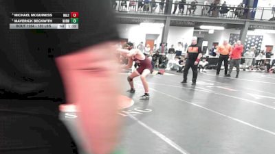 150 lbs Final - Michael Mcguiness, Walt Whitman vs Maverick Beckwith, Norwich