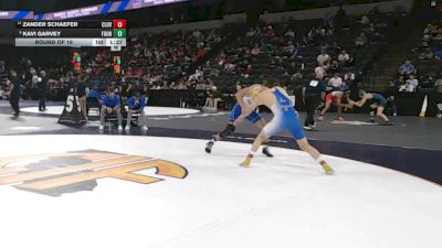 144 lbs Round Of 16 - Zander Schaefer, Clovis (CS) vs Kavi Garvey, Fountain Valley (SS)