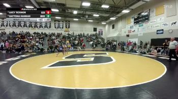 115 lbs Semifinal - Daytona Hannah, Moorcroft vs Lucy Ticknor, Glenrock